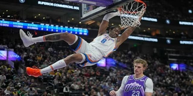 PG电子登陆入口-流量队的好朋友！雷霆终结爵士 湖人勇士看到希望